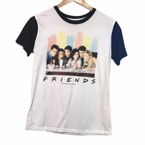 FRIENDS tv series Womens Short Sleeve graphic Tee White XS